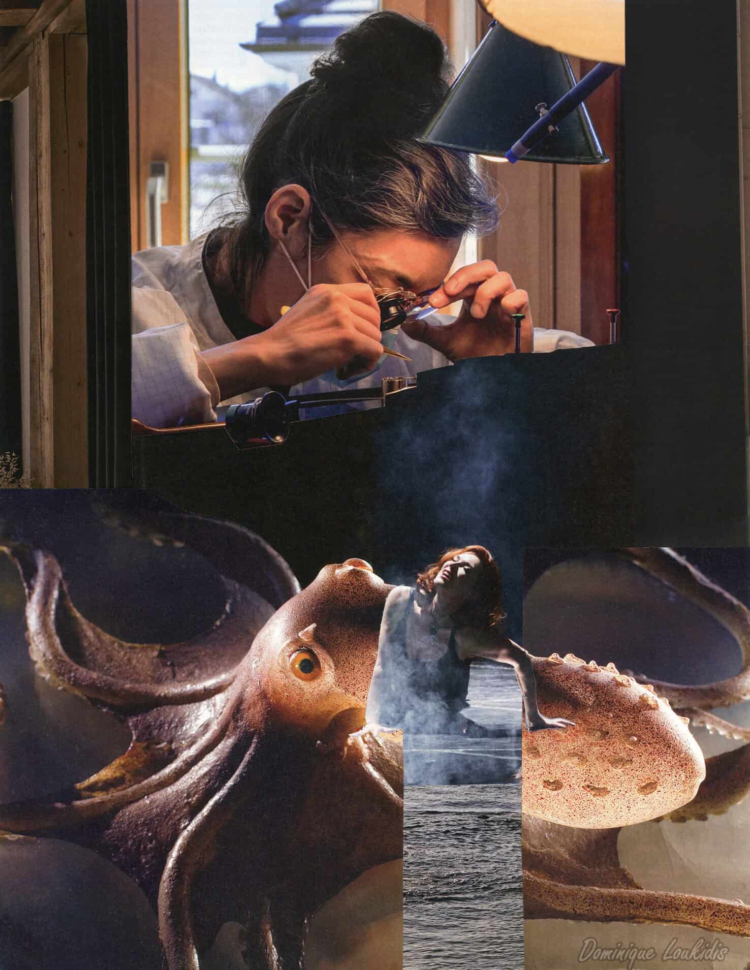 Précision et expertise horlogère par Dominique Loukidis, passionnée d'horlogerie et de créations uniques.